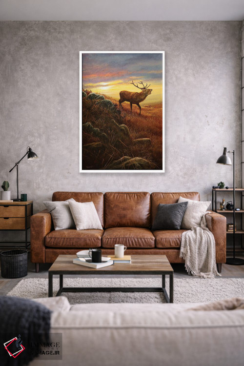 تابلو دکوراتیو نور کوهستان اثر جرمی پاول - D1W