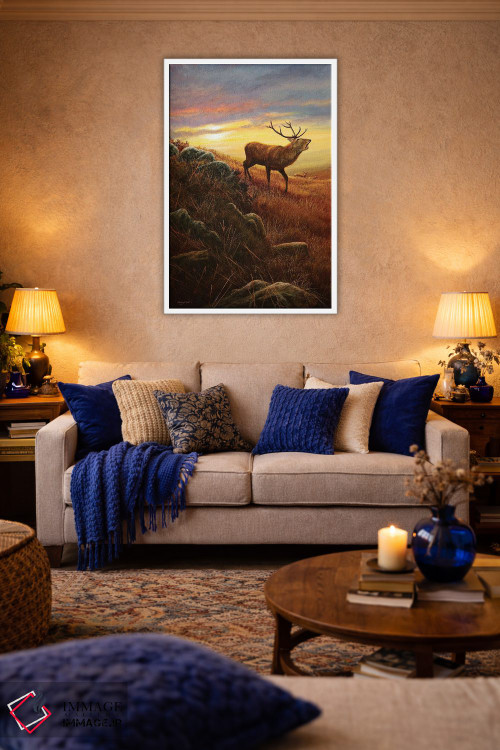 تابلو دکوراتیو نور کوهستان اثر جرمی پاول - D2W