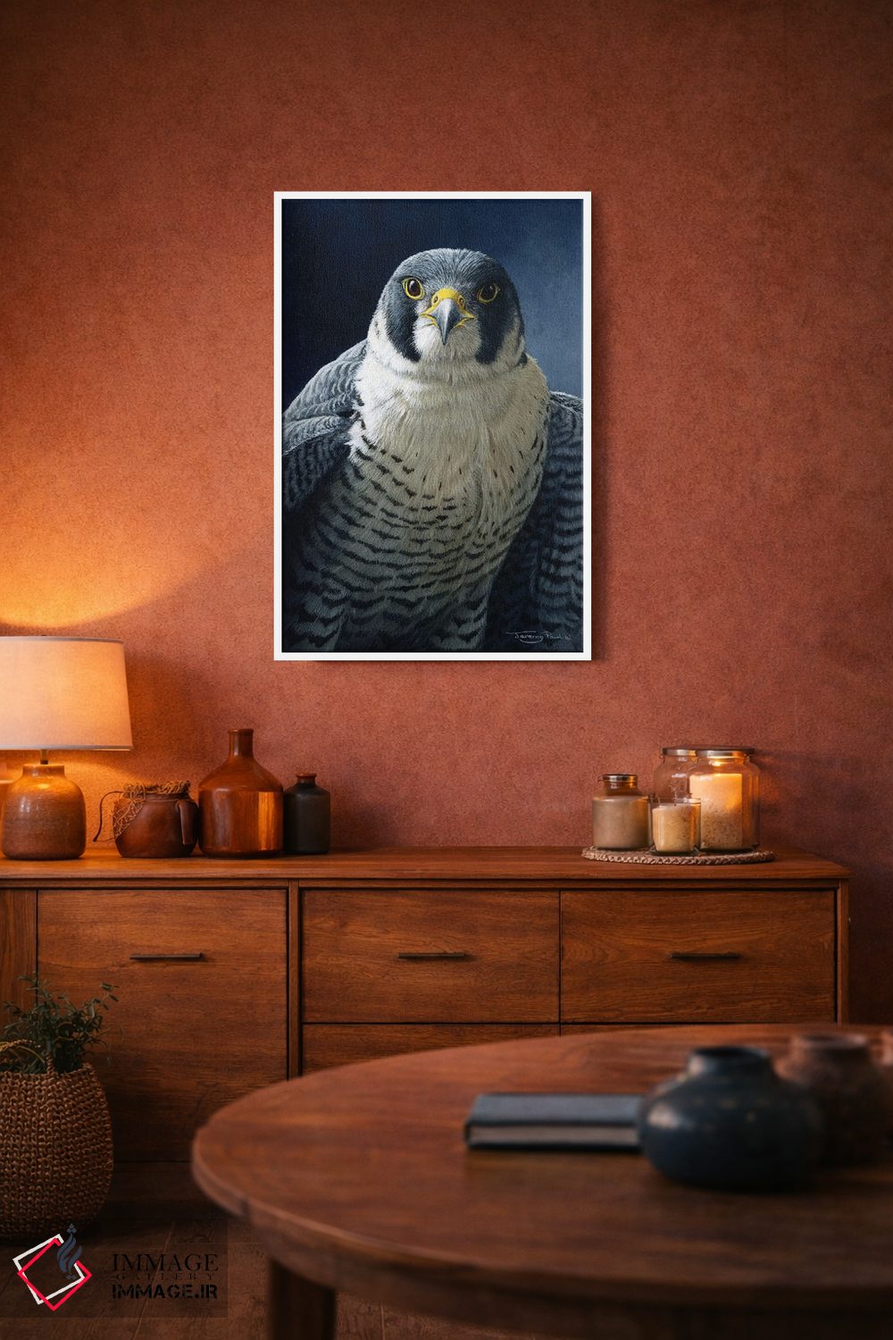 تابلو دکوراتیو شاهین تیزپر اثر جرمی پاول - D2W