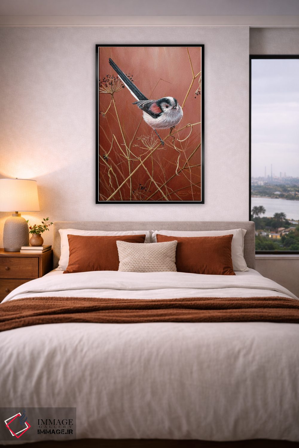 تابلو دکوراتیو چرخ ریسک دم دراز اثر جرمی پاول - D4B