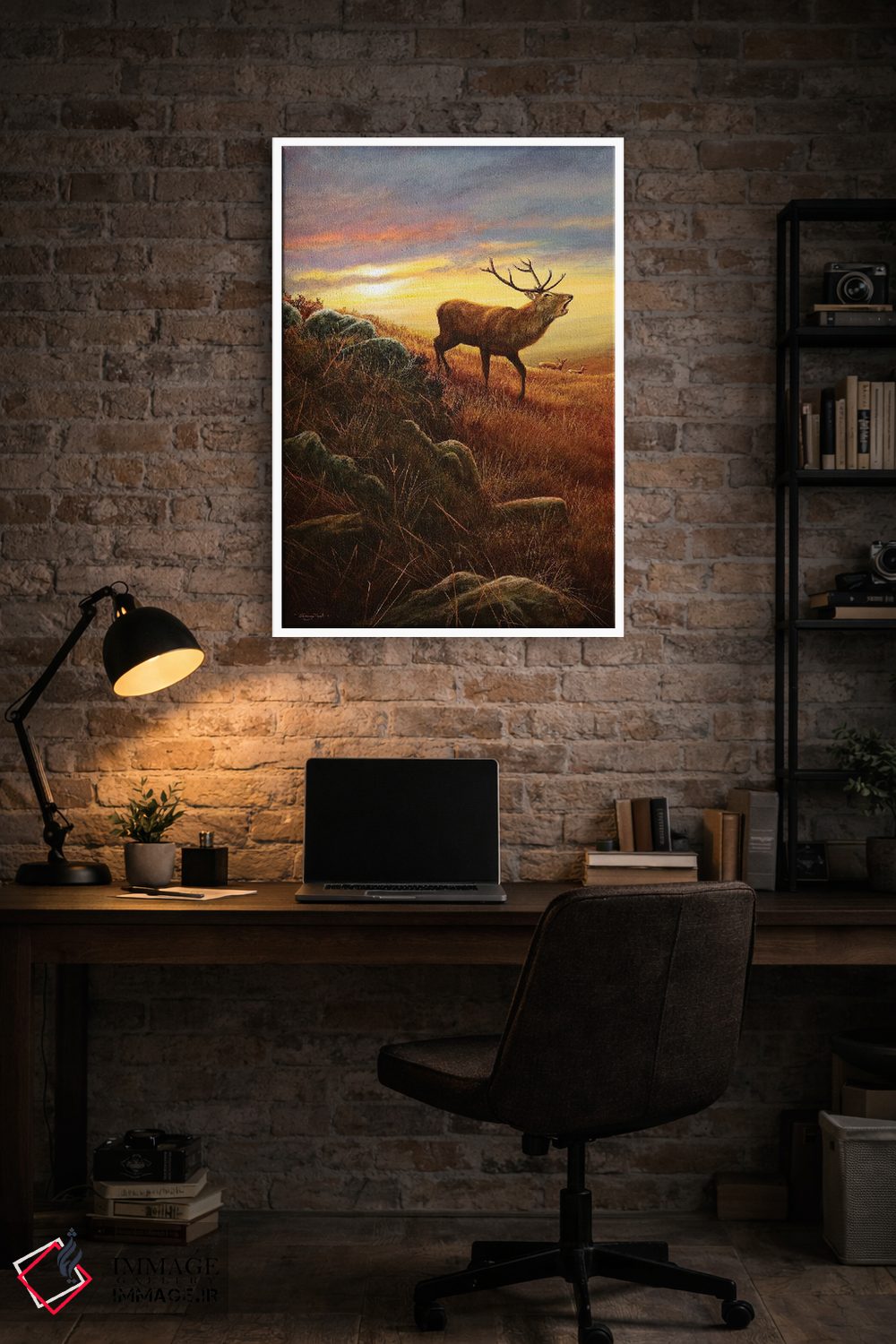 تابلو دکوراتیو نور کوهستان اثر جرمی پاول - D3W