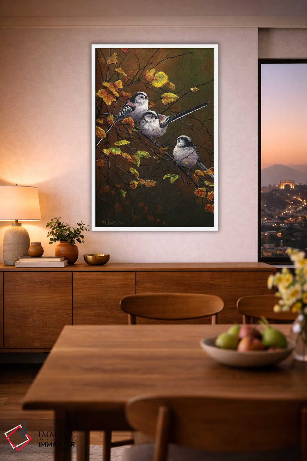 تابلو دکوراتیو چرخ ریسک های دم دراز اثر جرمی پاول - D1W