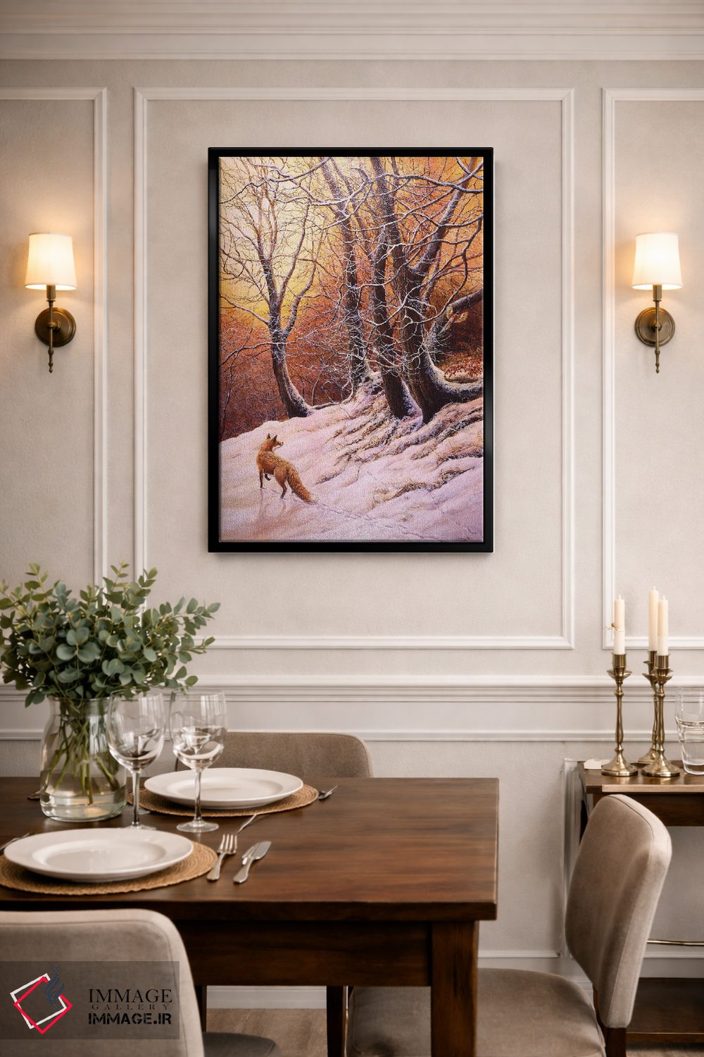 تابلو دکوراتیو درخشندگی زمستانی اثر جرمی پاول - D2B