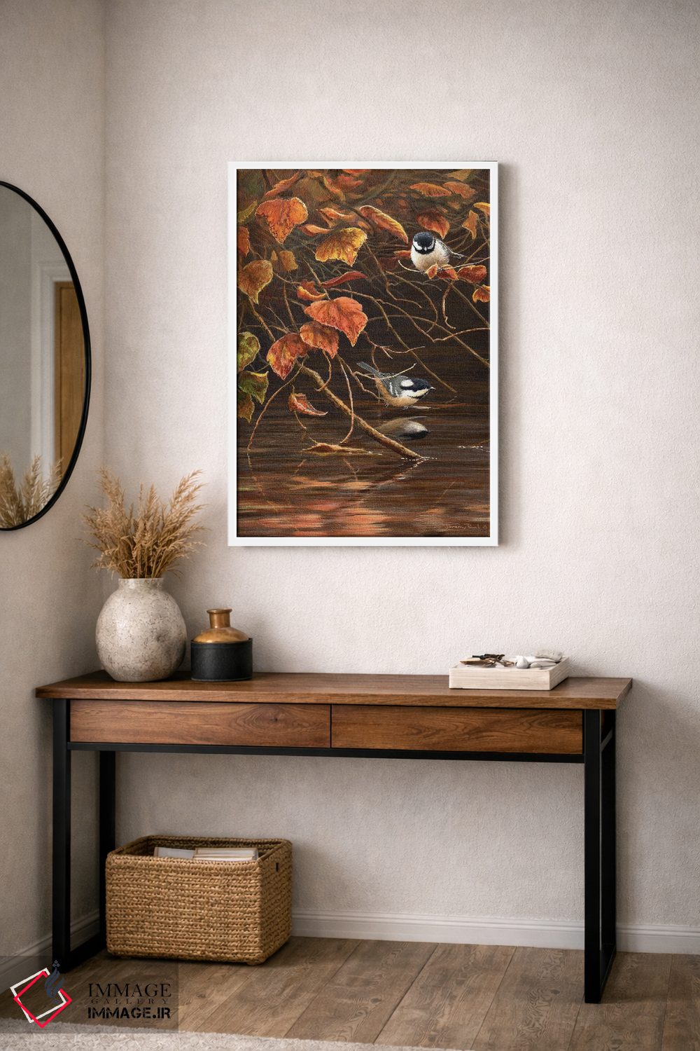 تابلو دکوراتیو برگ های پاییزی اثر جرمی پاول - D2W