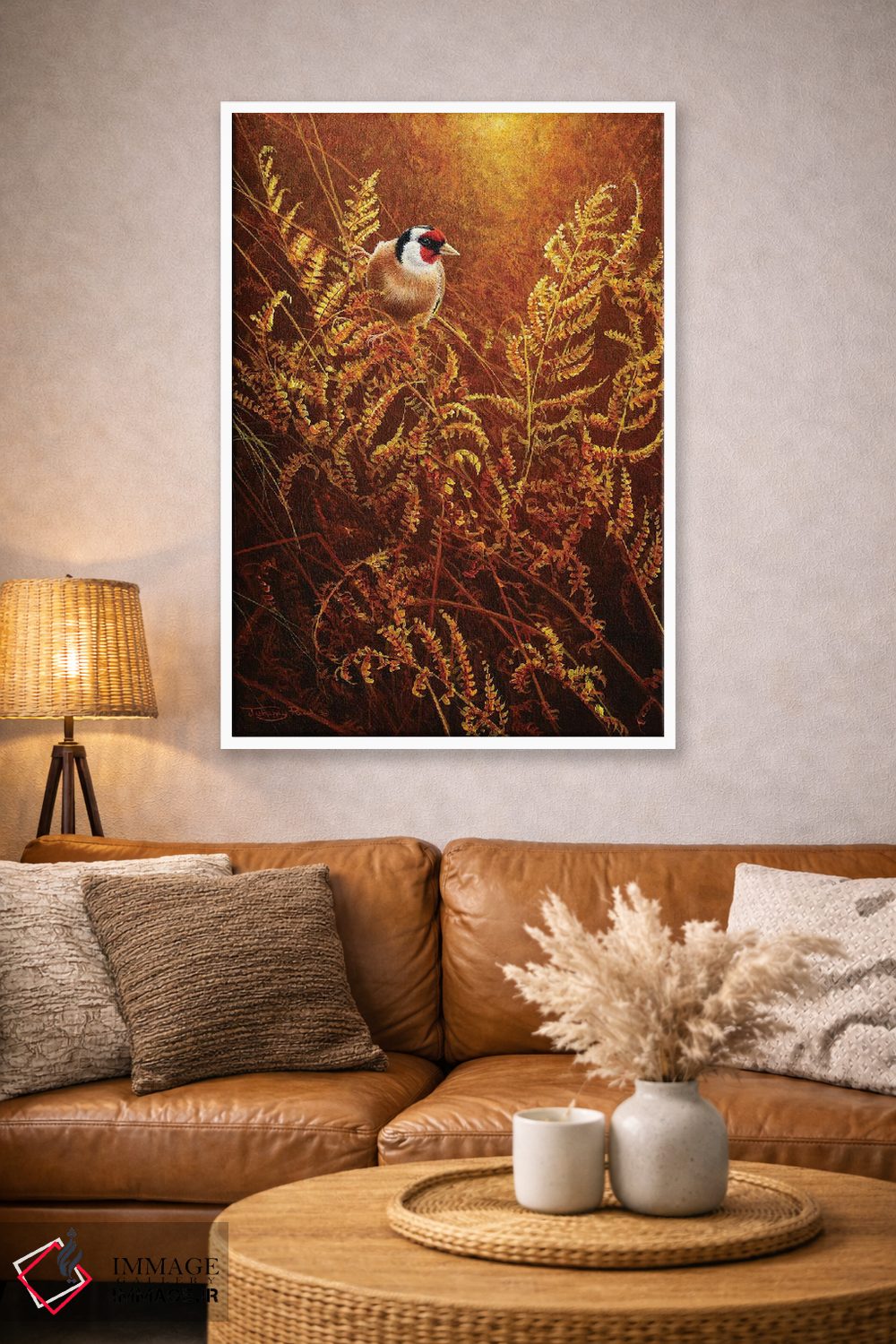 تابلو دکوراتیو سرخس های پاییزی اثر جرمی پاول - D3W