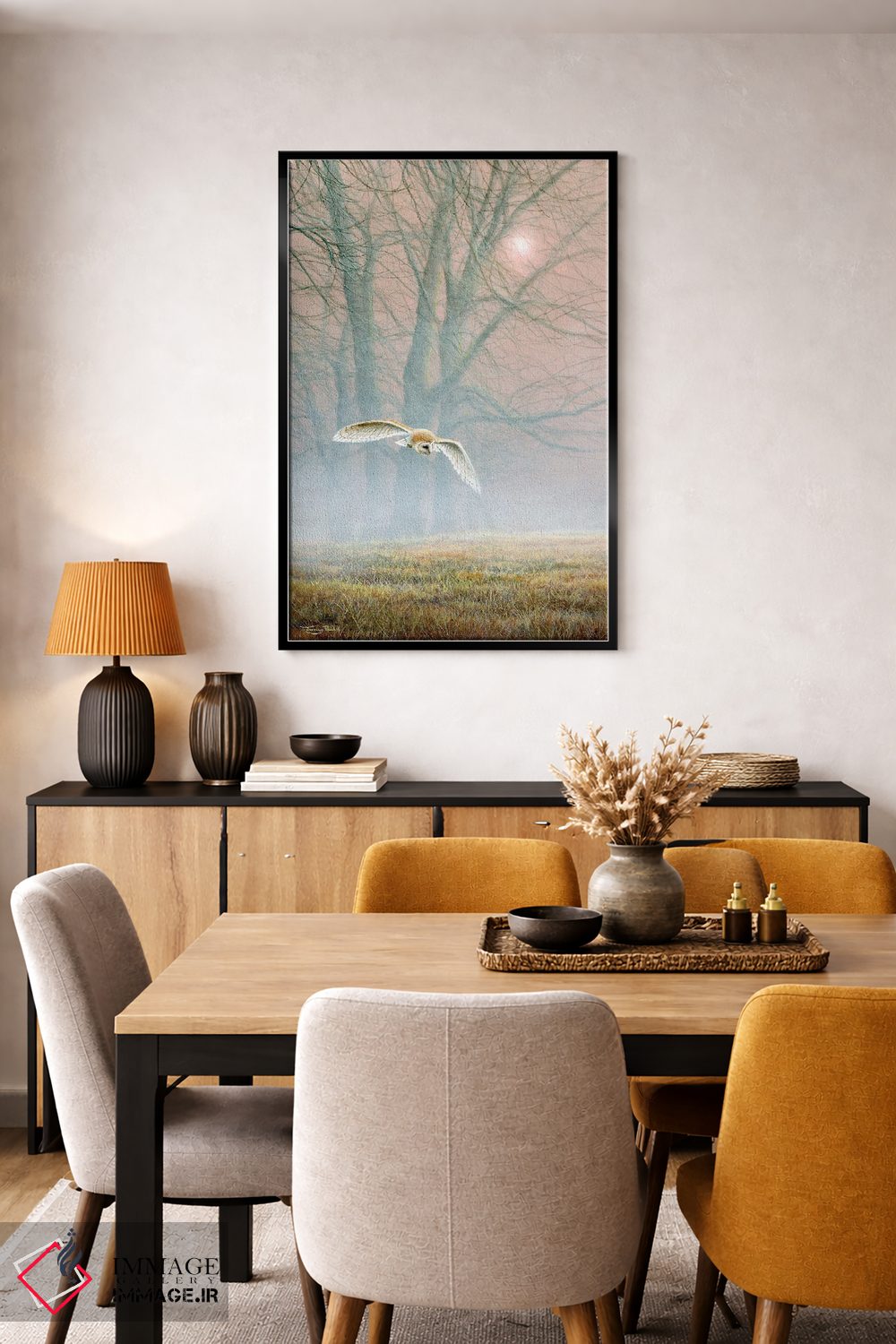 تابلو دکوراتیو شبح در مه اثر جرمی پاول - D6B