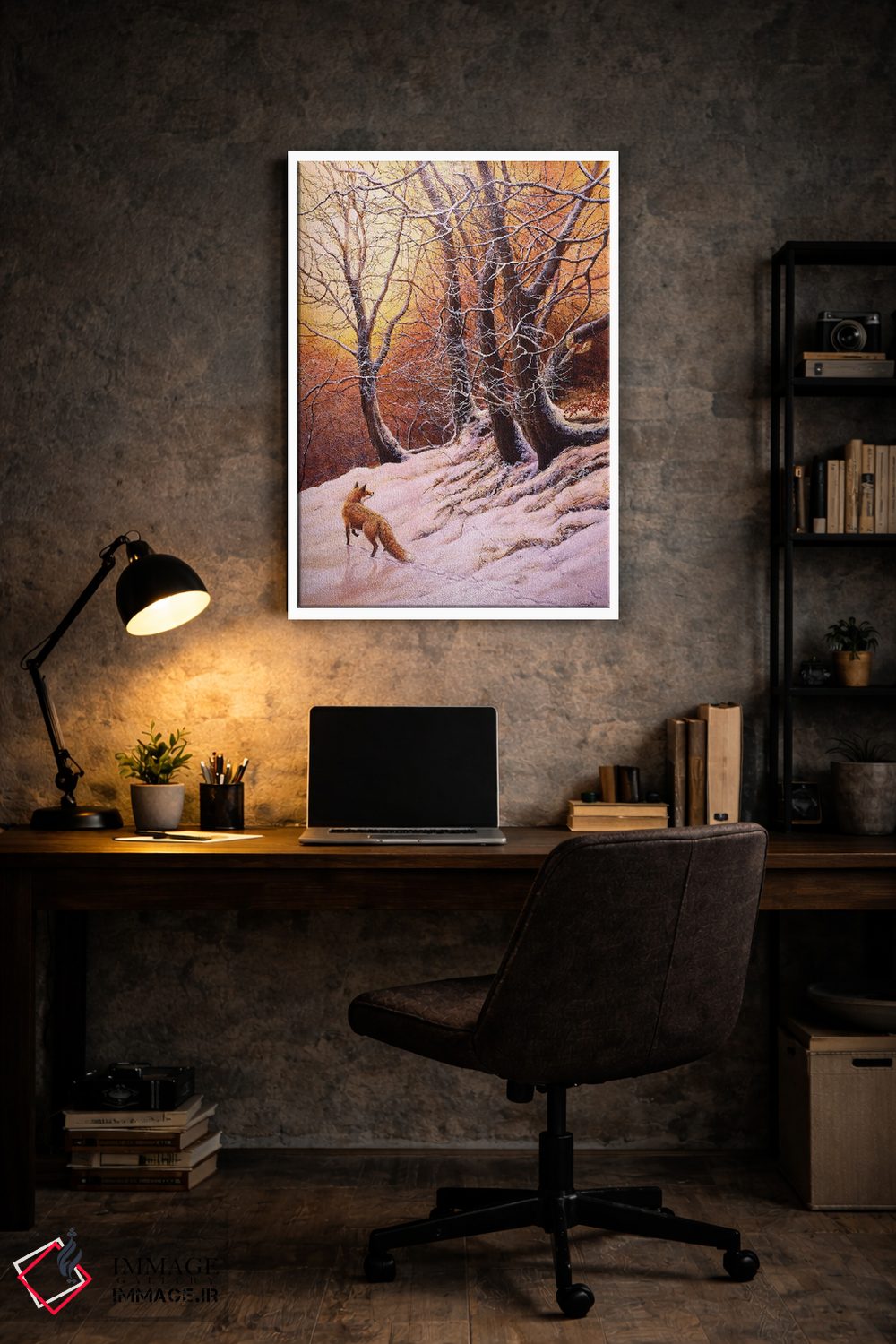 تابلو دکوراتیو درخشندگی زمستانی اثر جرمی پاول - D5W