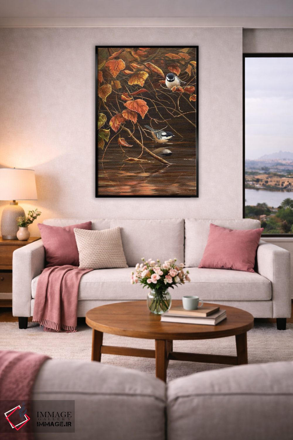 تابلو دکوراتیو برگ های پاییزی اثر جرمی پاول - D5B