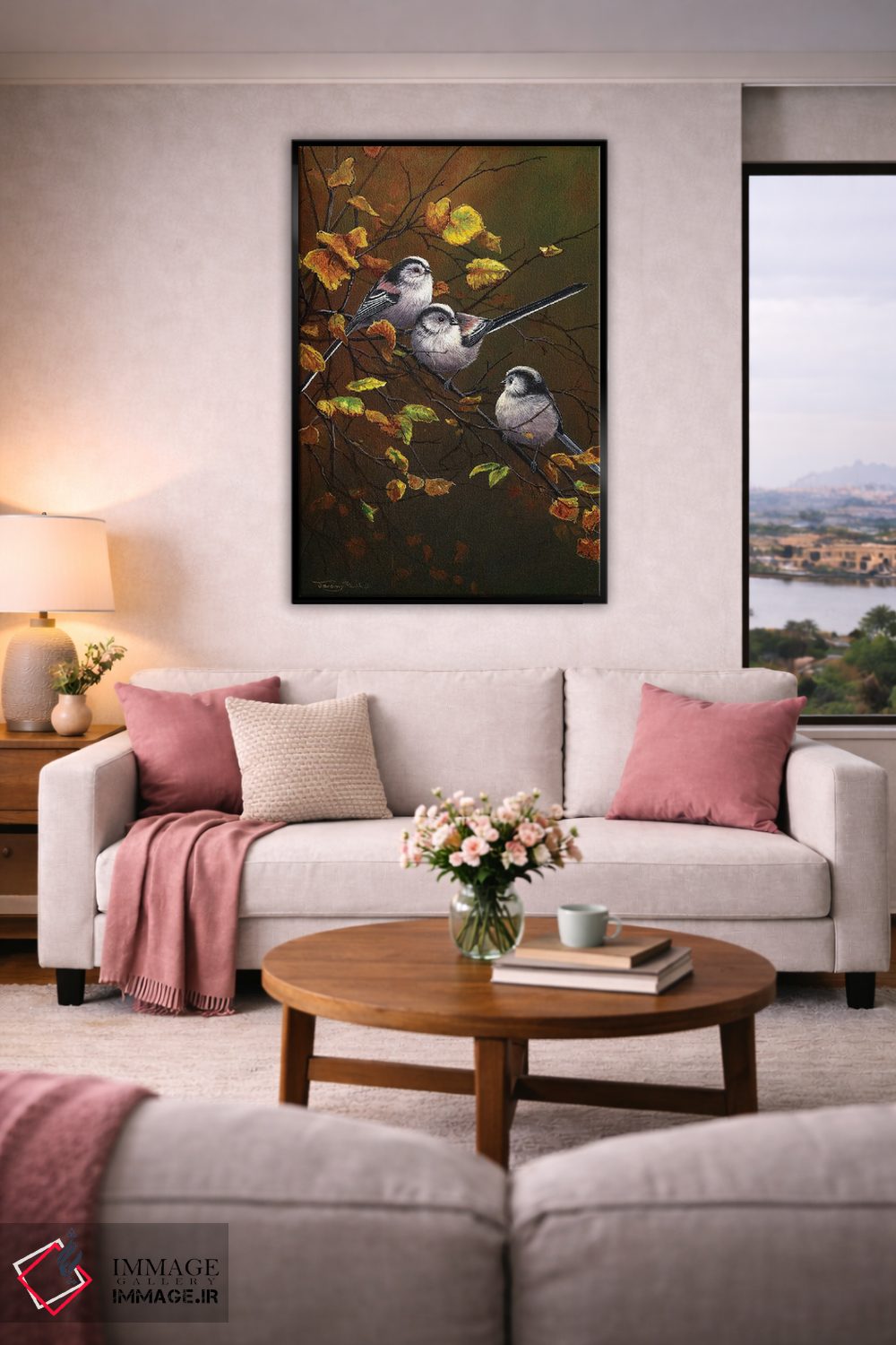 تابلو دکوراتیو چرخ ریسک های دم دراز اثر جرمی پاول - D4B