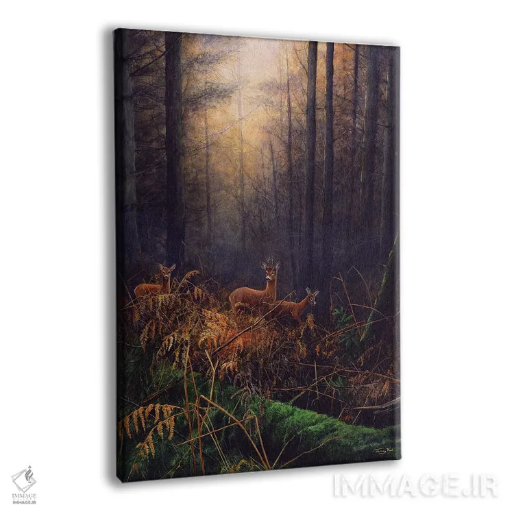 تابلو دکوراتیو مه پاییزی اثر جرمی پاول - نمای پرسپکتیو محصول