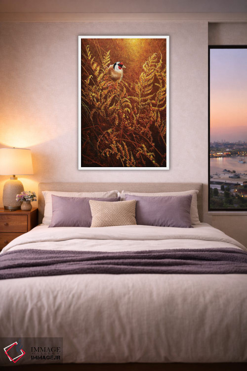 تابلو دکوراتیو سرخس های پاییزی اثر جرمی پاول - D4W