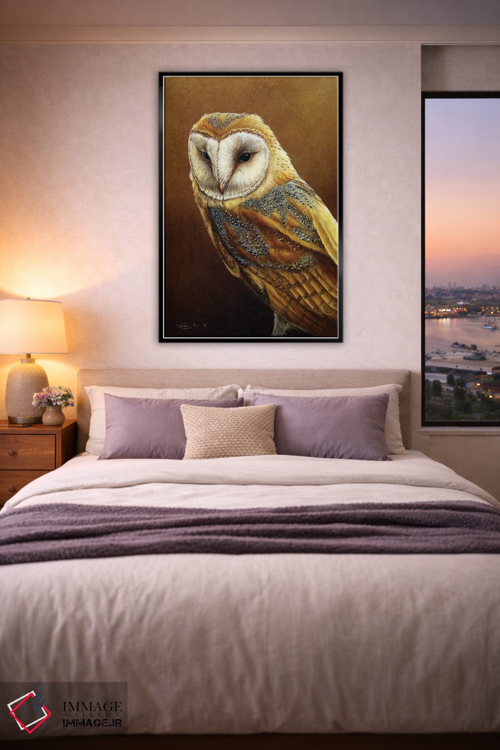 تابلو دکوراتیو محل استراحت پرندگان اثر جرمی پاول - D6B