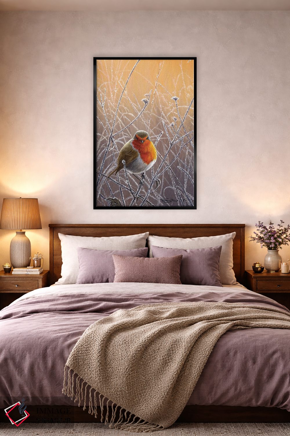 تابلو دکوراتیو درخشش یخبندان اثر جرمی پاول - D5B