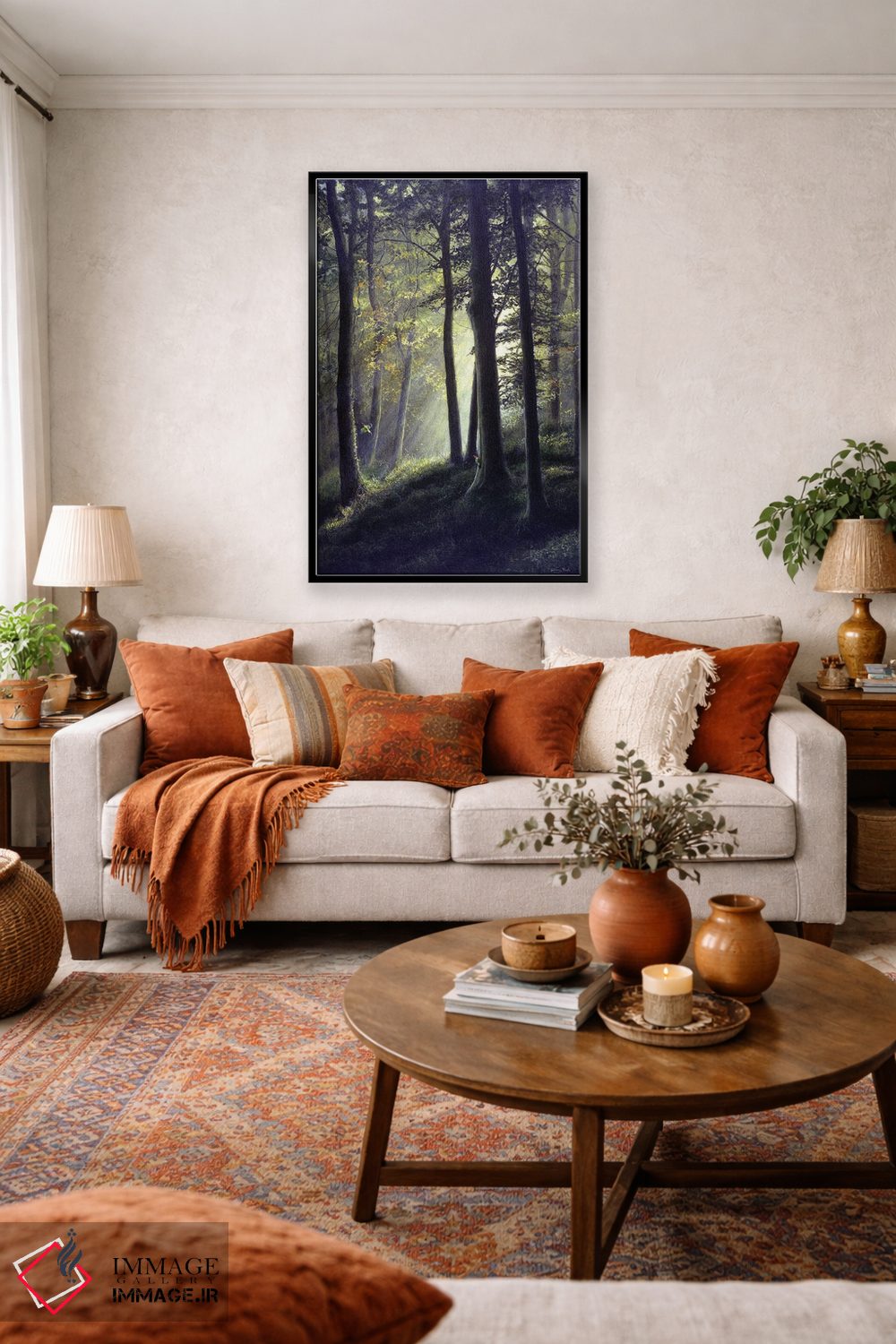 تابلو دکوراتیو بوستان تابستانی اثر جرمی پاول - D3B