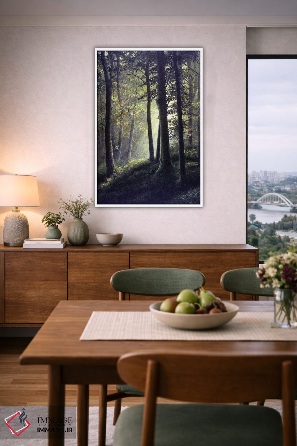 تابلو دکوراتیو بوستان تابستانی اثر جرمی پاول - D6W