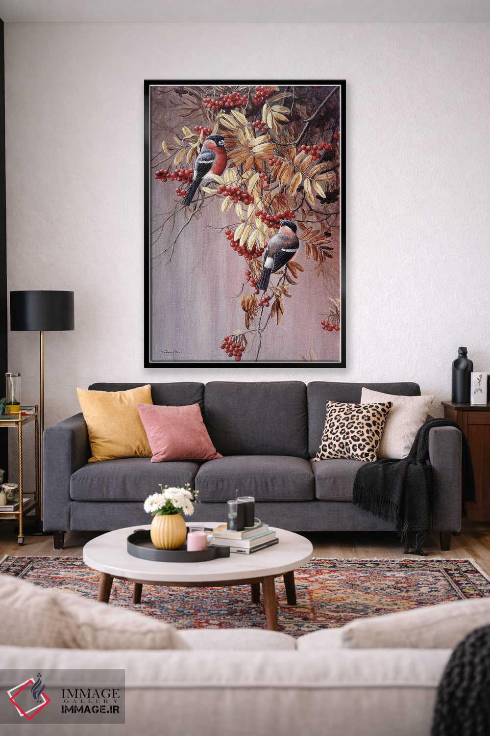 تابلو دکوراتیو فنچ بول اثر جرمی پاول - D2B