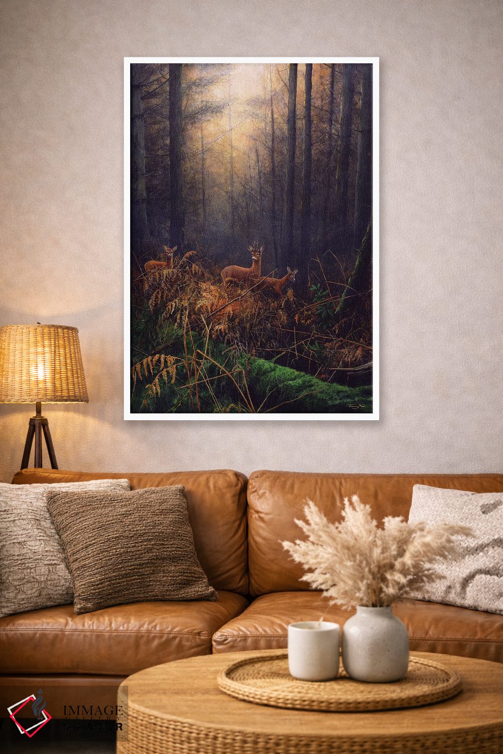 تابلو دکوراتیو مه پاییزی اثر جرمی پاول - D3W