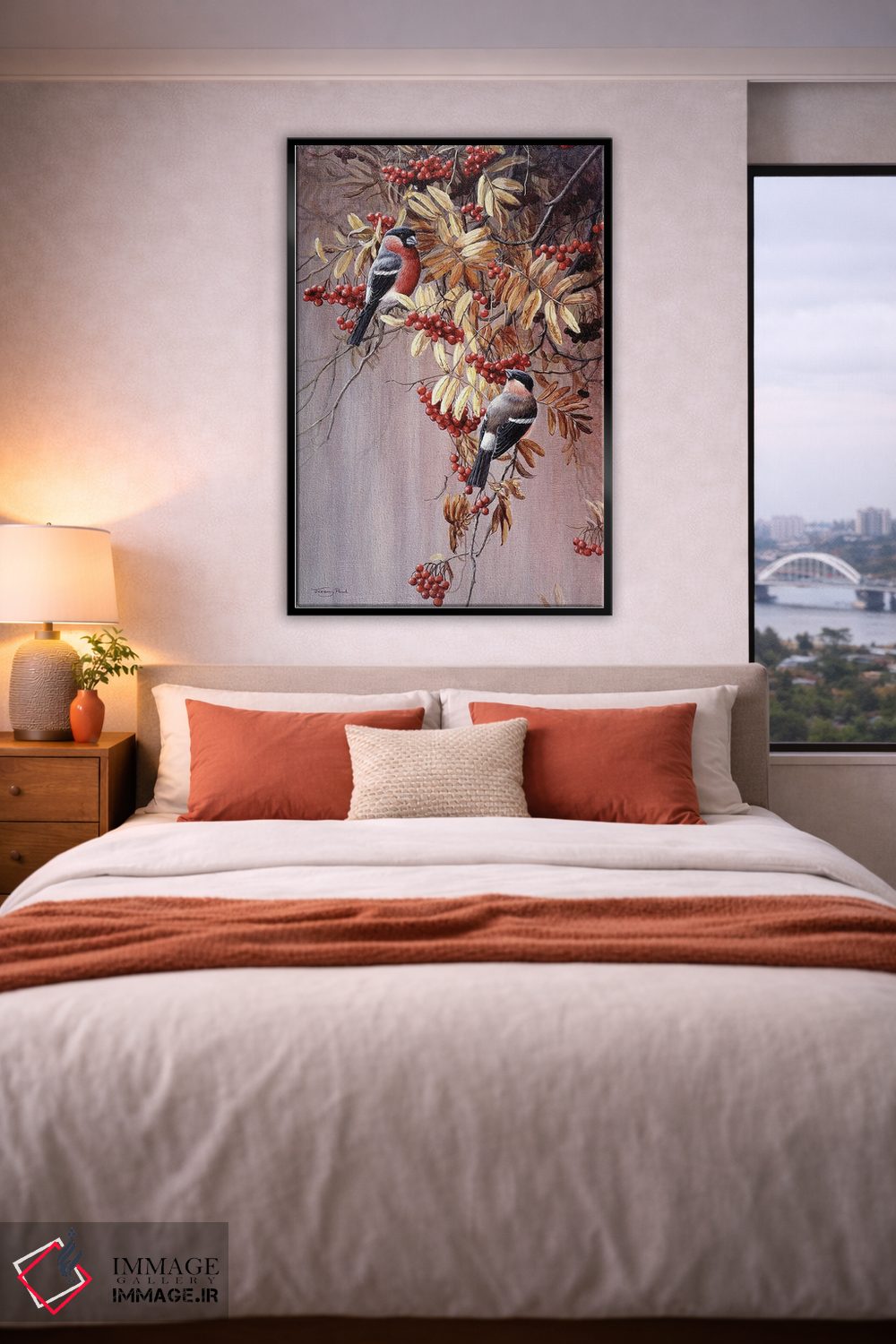 تابلو دکوراتیو فنچ بول اثر جرمی پاول - D4B