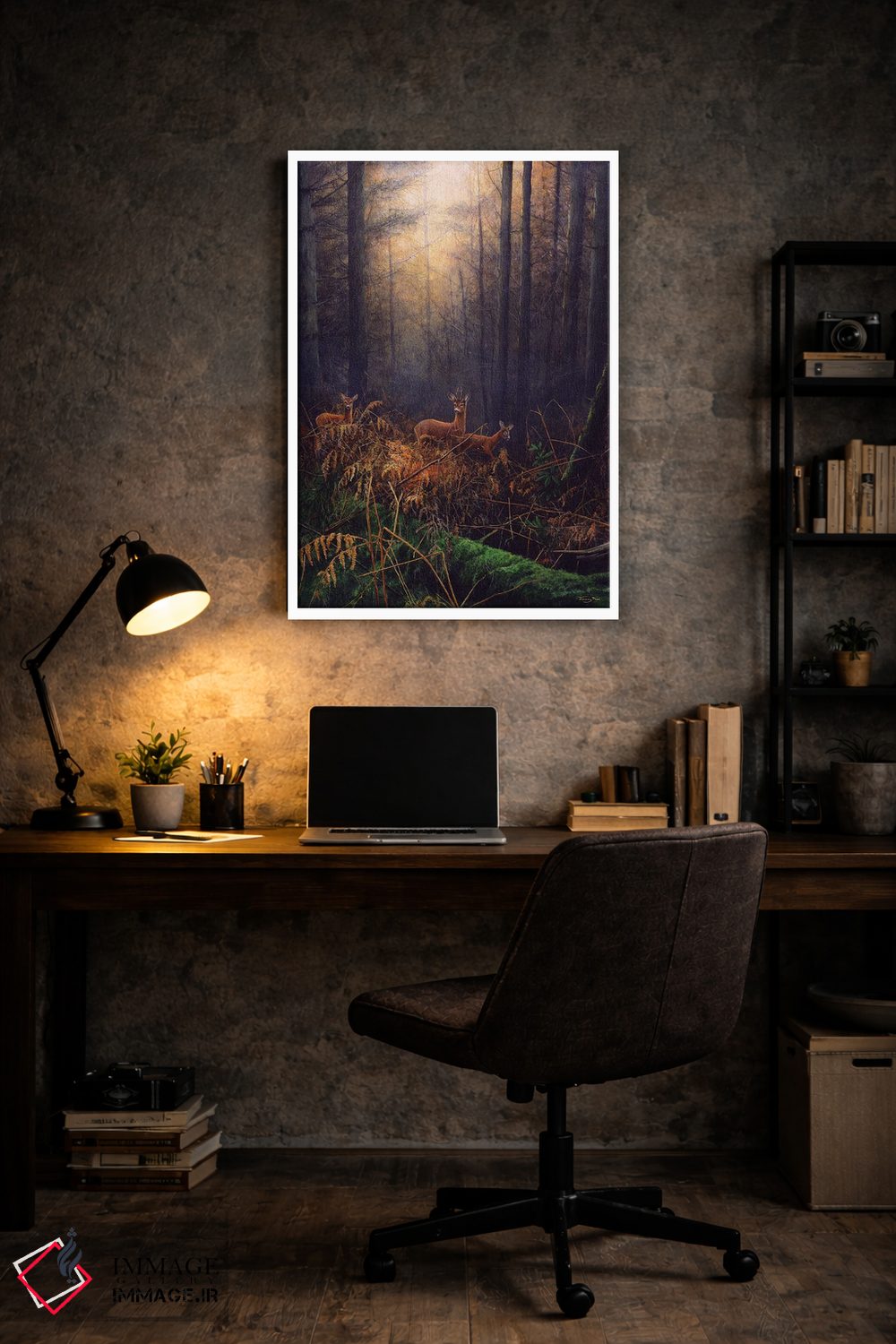 تابلو دکوراتیو مه پاییزی اثر جرمی پاول - D6W