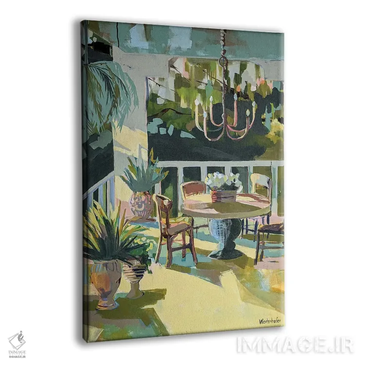 تابلو دکوراتیو لوئیزیانا اثر جنی وستنهوفر - نمای پرسپکتیو محصول