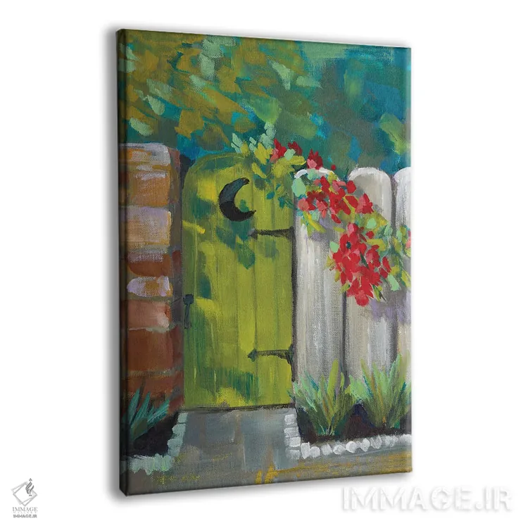 تابلو دکوراتیو در ماهی شکل اثر جنی وستنهوفر - نمای پرسپکتیو محصول