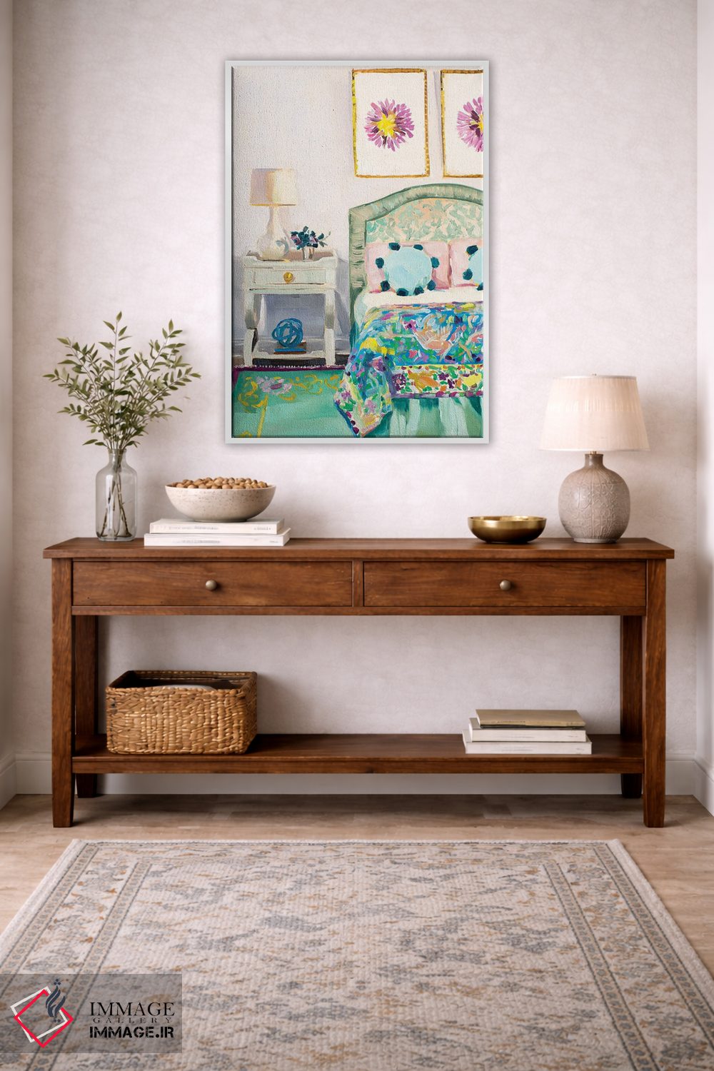 تابلو دکوراتیو اتاق خواب مری الن اثر جنی وستنهوفر - D2W