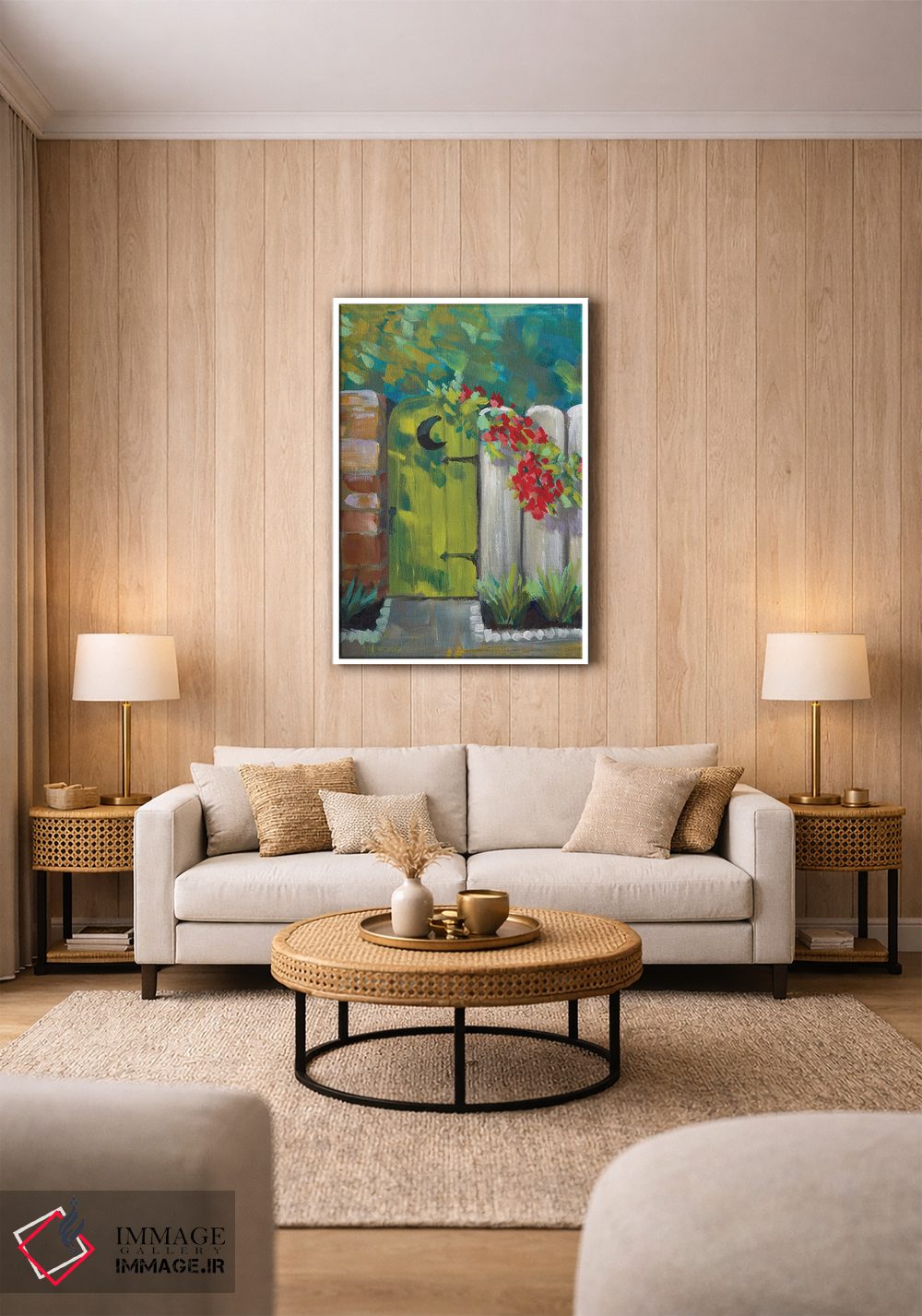 تابلو دکوراتیو در ماهی شکل اثر جنی وستنهوفر - D1W