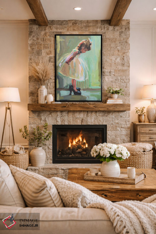 تابلو دکوراتیو کفش های مامان اثر جنی وستنهوفر - D2B