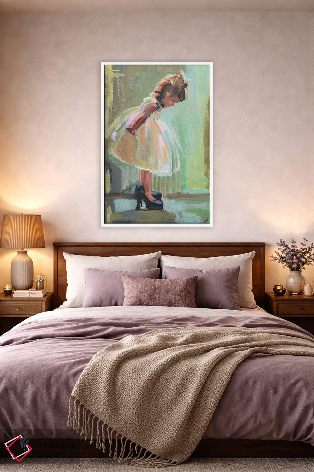 تابلو دکوراتیو کفش های مامان اثر جنی وستنهوفر - D4W