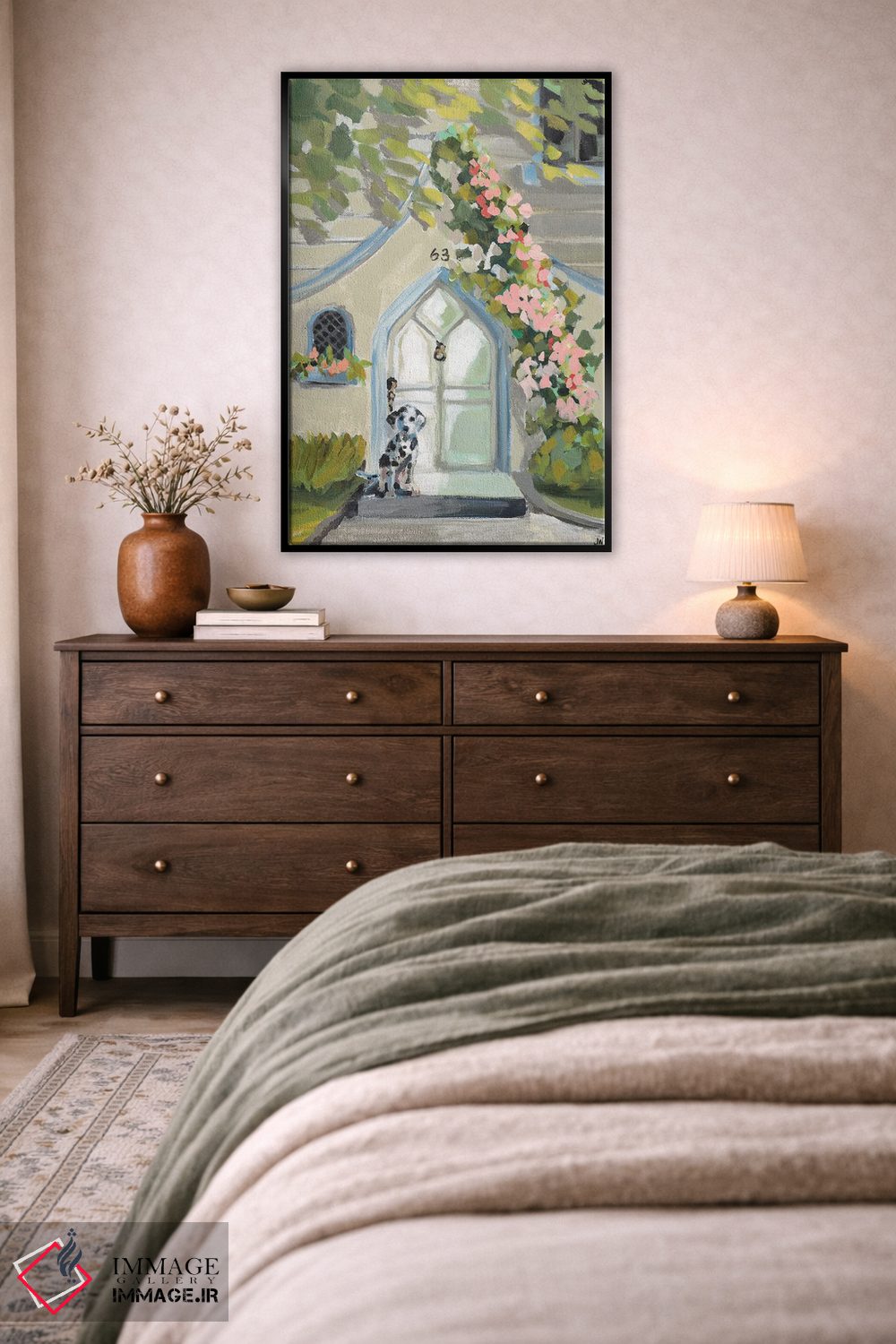 تابلو دکوراتیو در سفید اثر جنی وستنهوفر - D4B