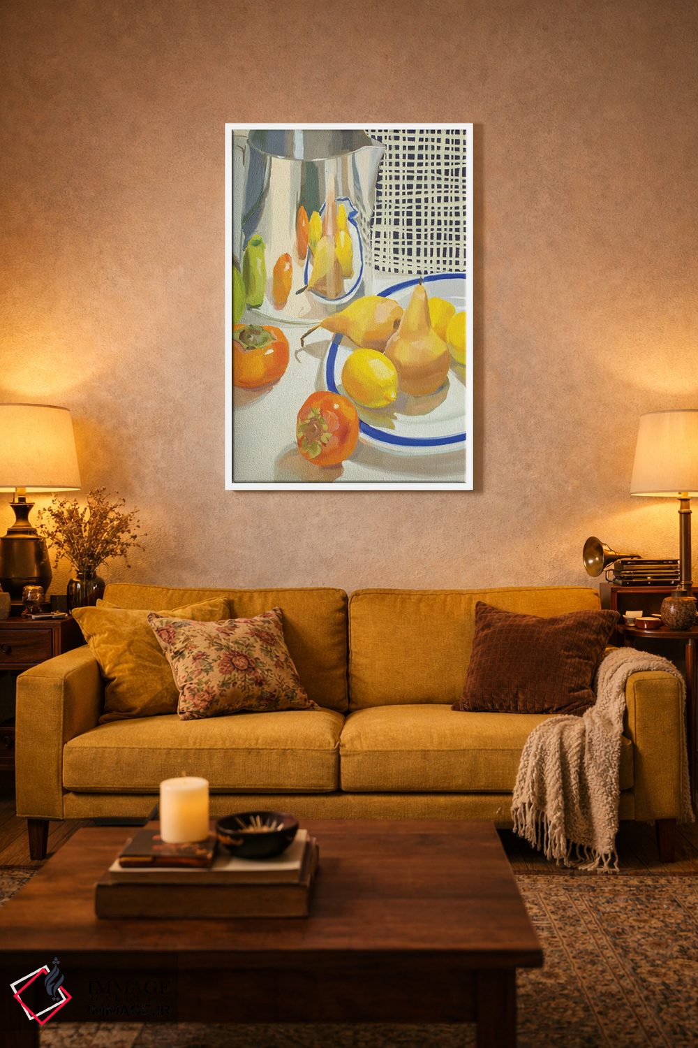 تابلو دکوراتیو بازتاب میوه ها اثر جنی وستنهوفر - D3W