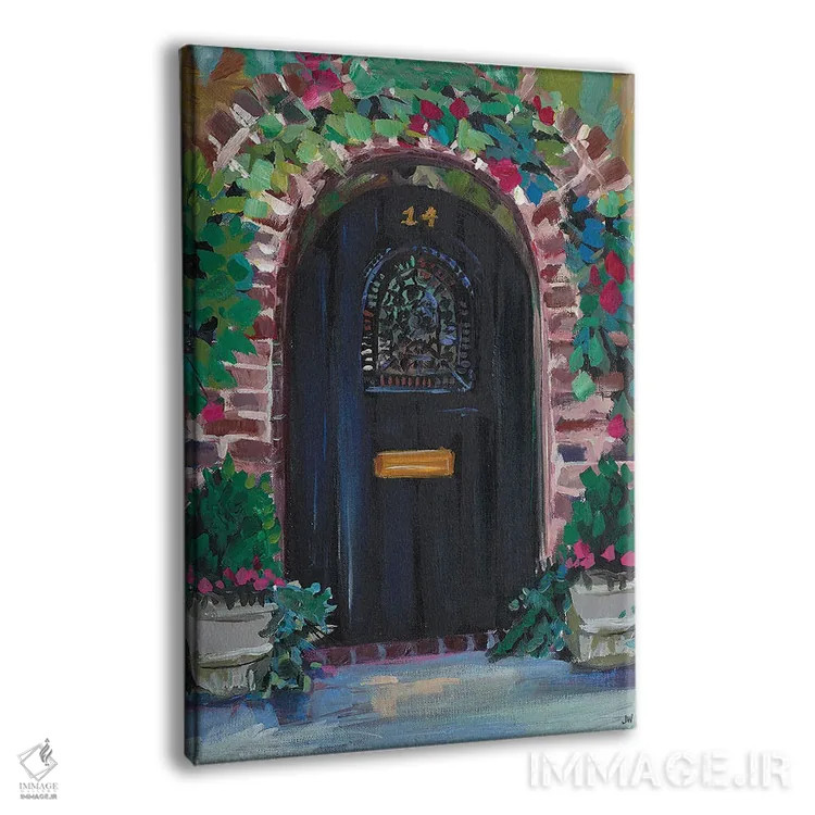 تابلو دکوراتیو در سیاه اثر جنی وستنهوفر - نمای پرسپکتیو محصول