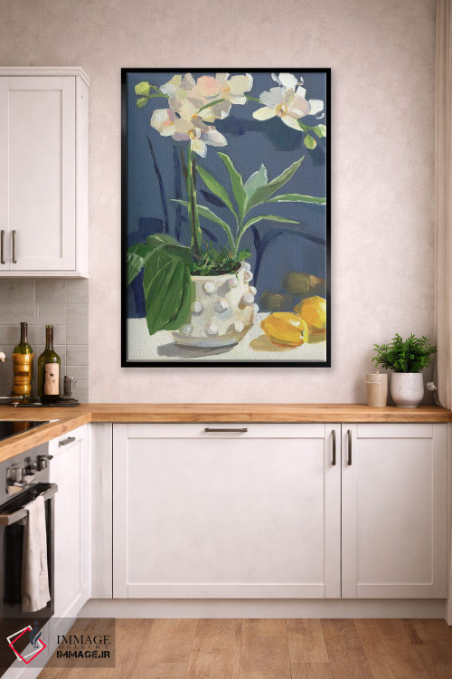 تابلو دکوراتیو ارکیده ها و لیموها اثر جنی وستنهوفر - D2B