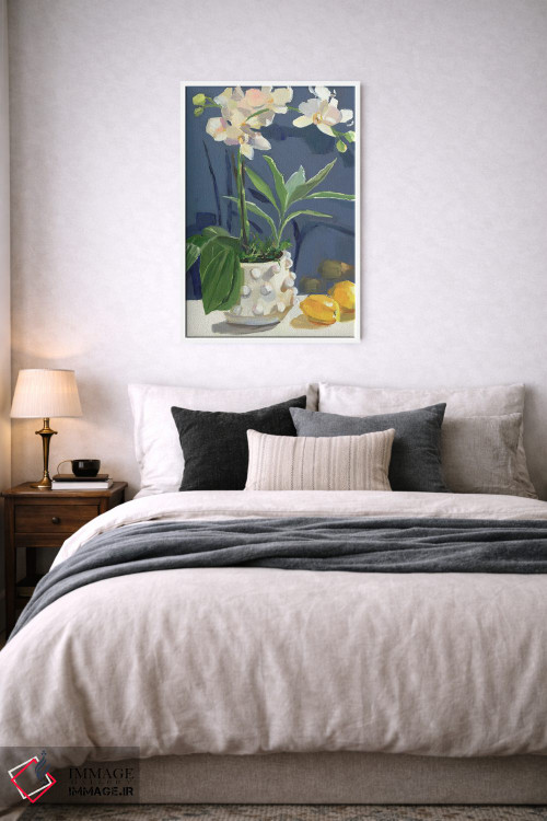 تابلو دکوراتیو ارکیده ها و لیموها اثر جنی وستنهوفر - D4W