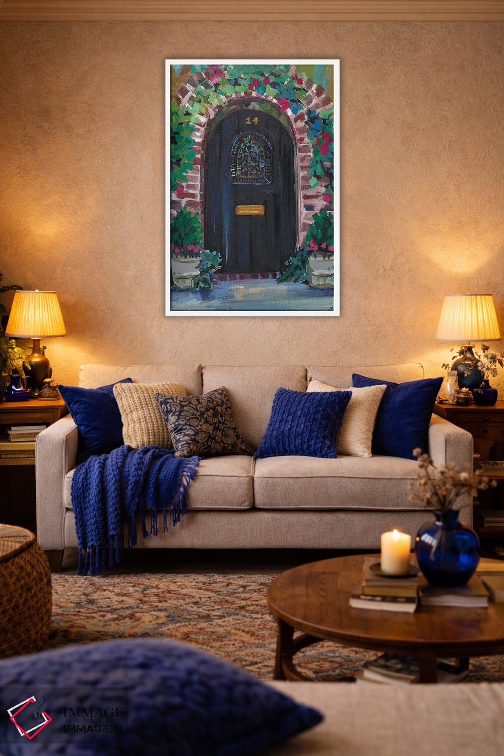 تابلو دکوراتیو در سیاه اثر جنی وستنهوفر - D2W