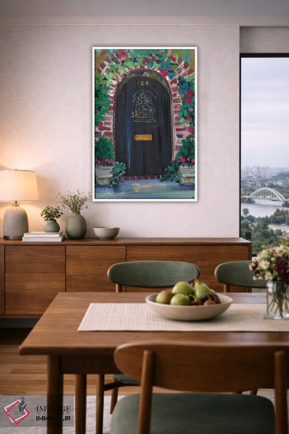 تابلو دکوراتیو در سیاه اثر جنی وستنهوفر - D6W