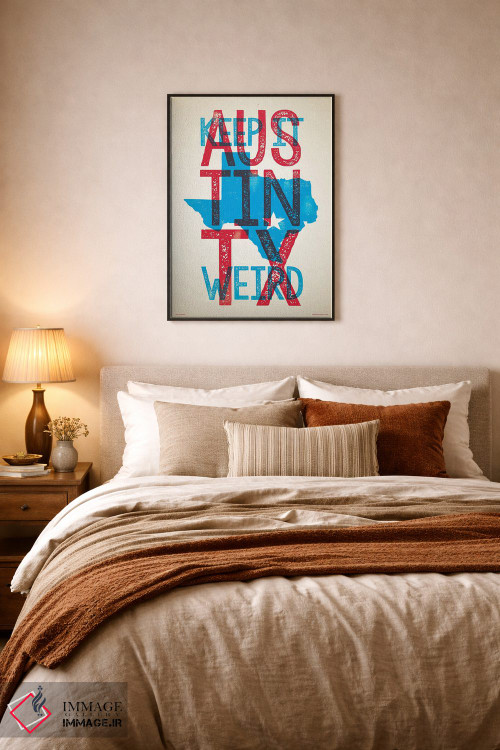 تابلو دکوراتیو پوستر آستین؛ عجیب باش اثر جیم زانیسر - D6B