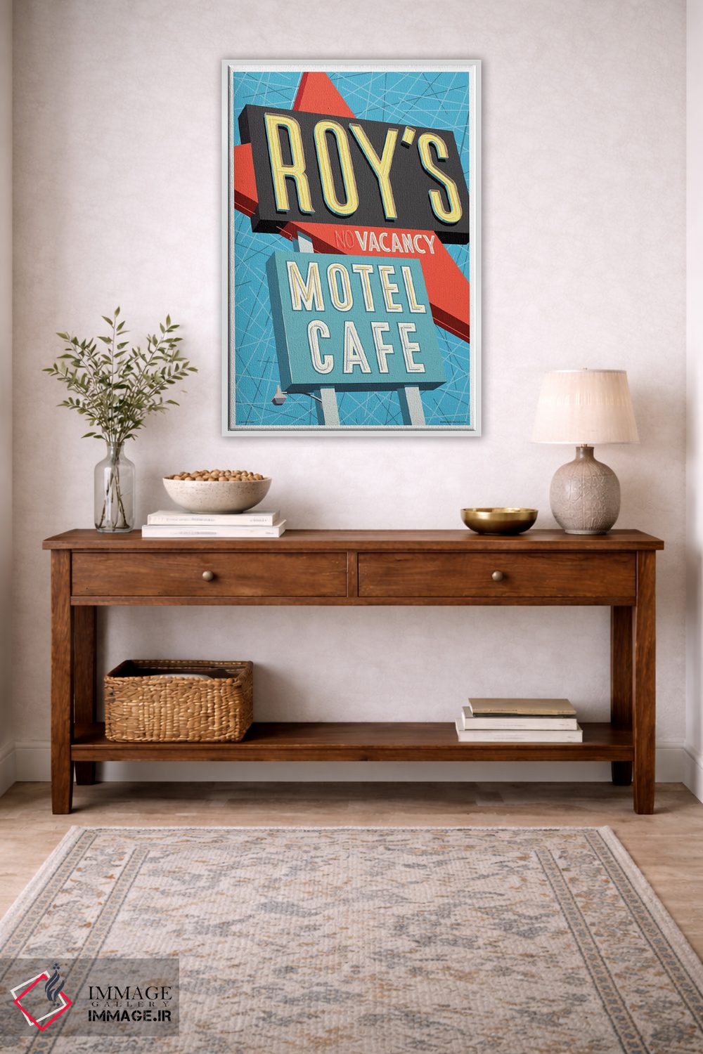 تابلو دکوراتیو پوستر متل روی اثر جیم زانیسر - D3W