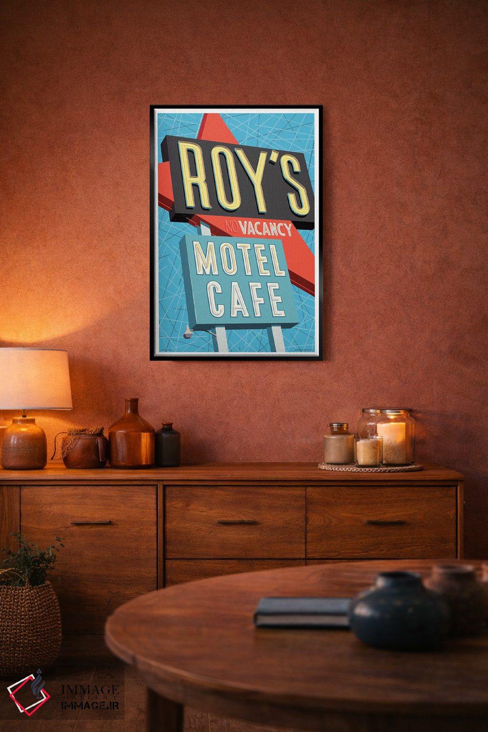 تابلو دکوراتیو پوستر متل روی اثر جیم زانیسر - D4B