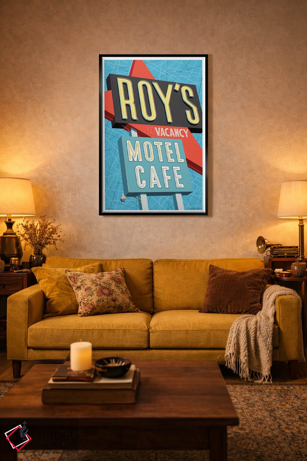 تابلو دکوراتیو پوستر متل روی اثر جیم زانیسر - D5B