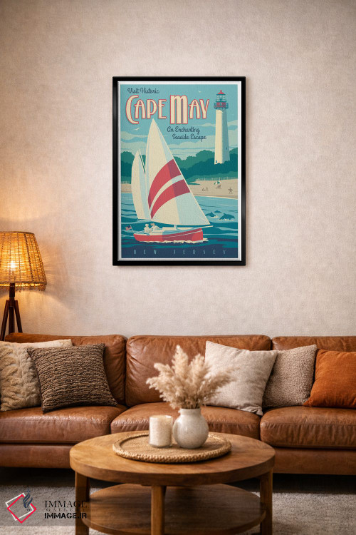 تابلو دکوراتیو پوستر سفر کیپ می اثر جیم زانیسر - D3B