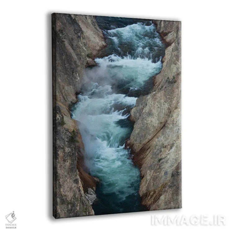 تابلو دکوراتیو Wyoming. Yellowstone River, Grand Canyon of the Yellowston… اثر جودیت زیمرمن - نمای پرسپکتیو محصول