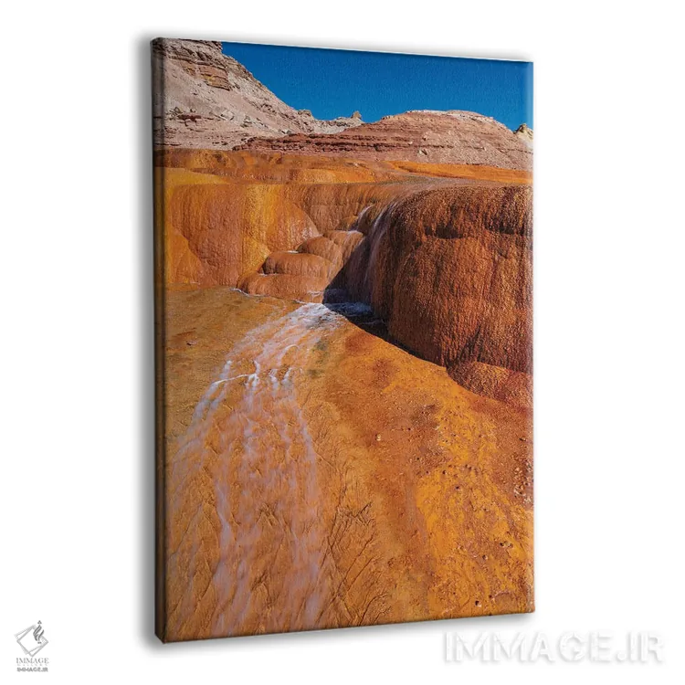 تابلو دکوراتیو Utah. Crystal Geyser, A Cold Water Geyser, Travertine Geol… اثر جودیت زیمرمن - نمای پرسپکتیو محصول