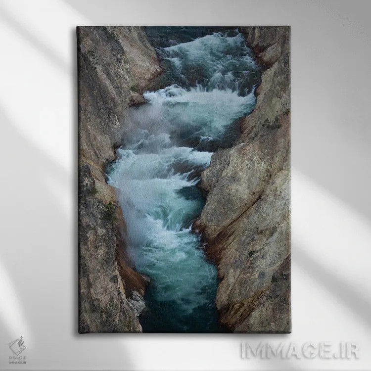 تابلو دکوراتیو Wyoming. Yellowstone River, Grand Canyon of the Yellowston… اثر جودیت زیمرمن - نمای روبهرو روی دیوار