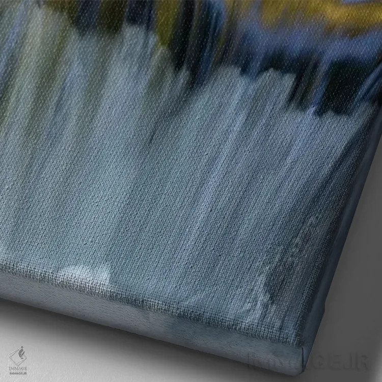 تابلو دکوراتیو Siuslaw National Forest,ایالات متحده. برگ افتاده و بازتاب… اثر جودیت زیمرمن - نمای نزدیک بافت بوم