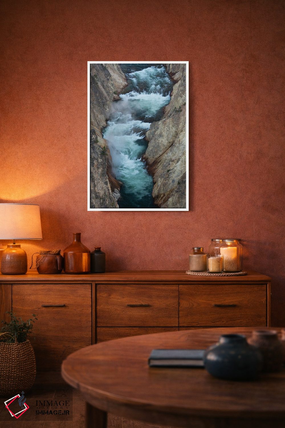 تابلو دکوراتیو Wyoming. Yellowstone River, Grand Canyon of the Yellowston… اثر جودیت زیمرمن - D2W