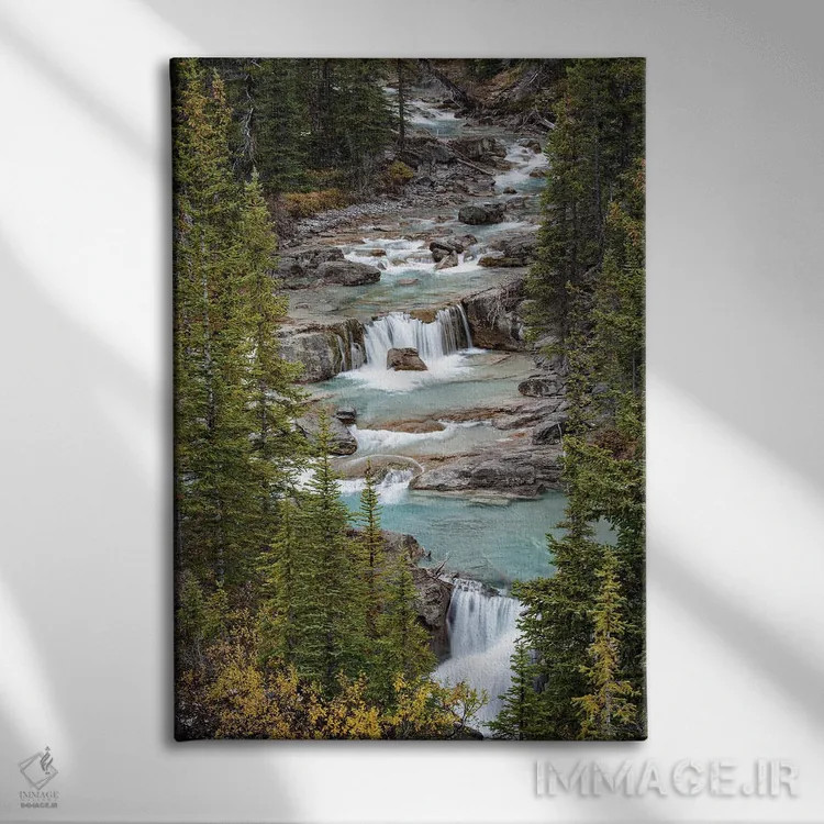 تابلو دکوراتیو Alberta. Nigel Creek, Banff National Park.,کانادا، آلبرتا.… اثر جودیت زیمرمن - نمای روبهرو روی دیوار
