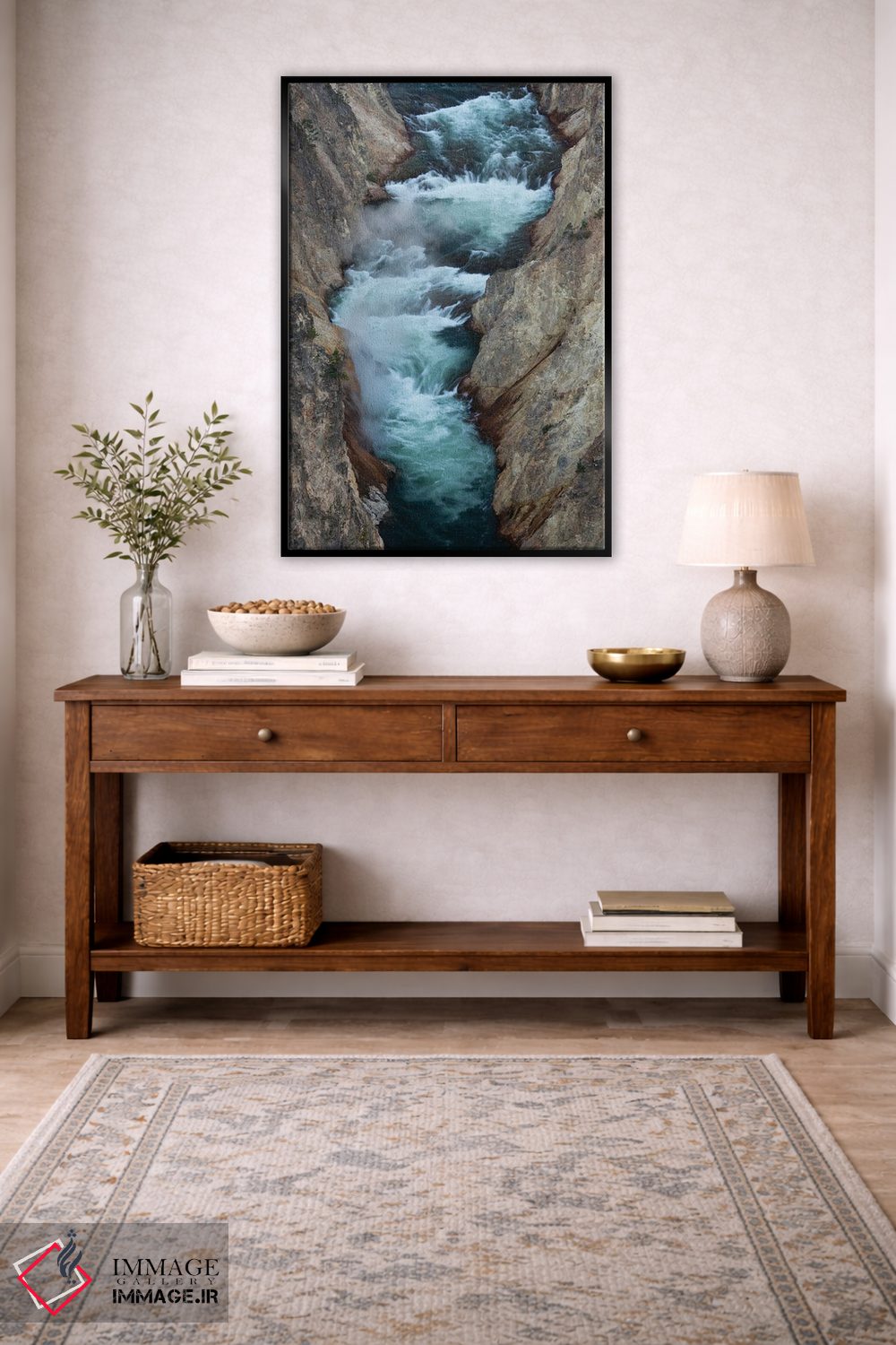 تابلو دکوراتیو Wyoming. Yellowstone River, Grand Canyon of the Yellowston… اثر جودیت زیمرمن - D5B