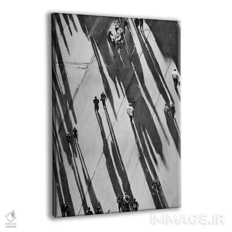 تابلو دکوراتیو سایه ها اثر یوهان زلنین - نمای پرسپکتیو محصول