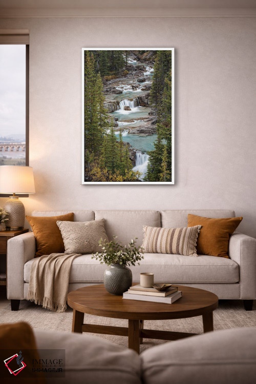 تابلو دکوراتیو Alberta. Nigel Creek, Banff National Park.,کانادا، آلبرتا.… اثر جودیت زیمرمن - D2W